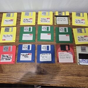 Vintage Floppy Disk Collection